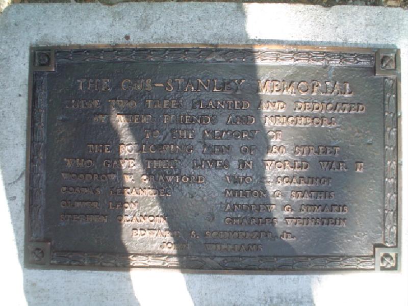 Zoom on the image : Gus Stanley Memorial